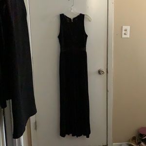 A black dress